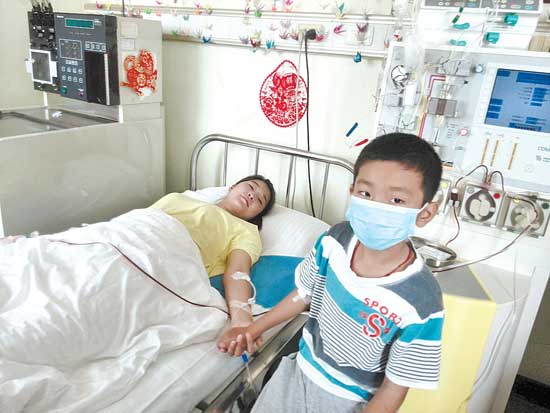 采集造血干細胞第一天，小天宇來給我加油打氣！采集造血干細胞第一天，小天宇來給我加油打氣！